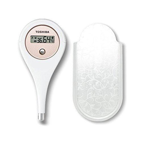 トップ 東芝基礎体温計 アプリを選んで ボタンひとつでスマホに簡単データ転送 管理 かわいい専用ケース付き 基礎体温計 健康管理 計測計