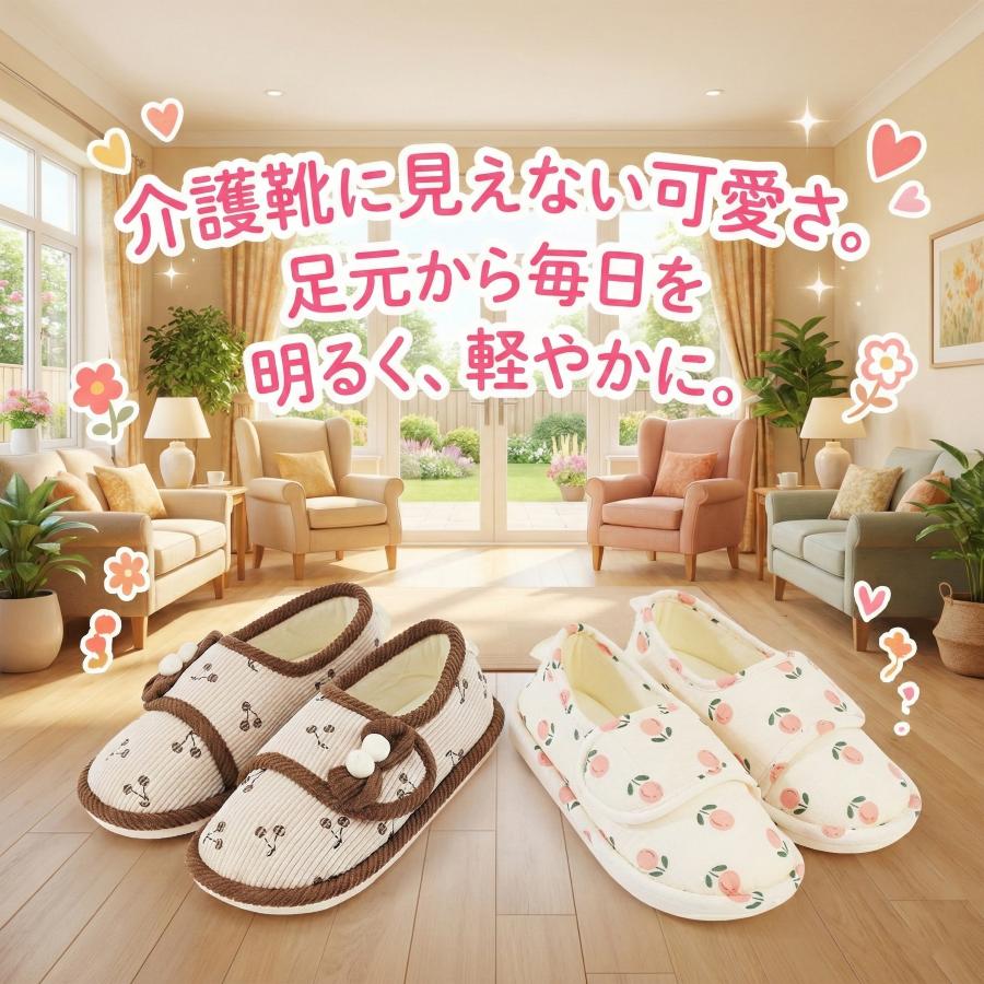 介護シューズ 介護用 室内用 リハビリシューズ 介護靴 室内履き