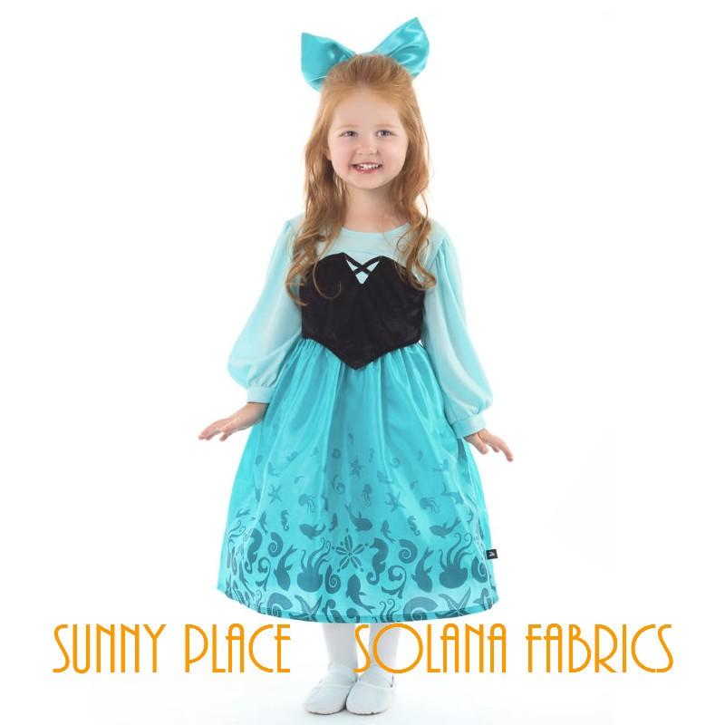 リトルマーメイド アリエル デイリーワンピース 女の子 ディズニーランド インパ コスチューム プリンセス なりきり プリンセス ハロウィーン 誕生日 おでかけ Ad 018 Solana Fabrics 通販 Yahoo ショッピング