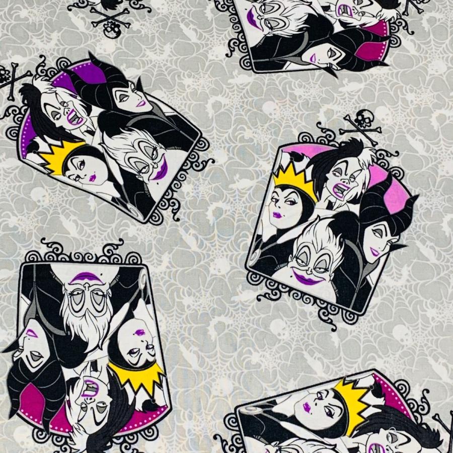 ディズニー ヴィランズ 悪の女王さま コットン100 布 入学 入園 登園 男の子 廃盤品 Af 005 Solana Fabrics 通販 Yahoo ショッピング