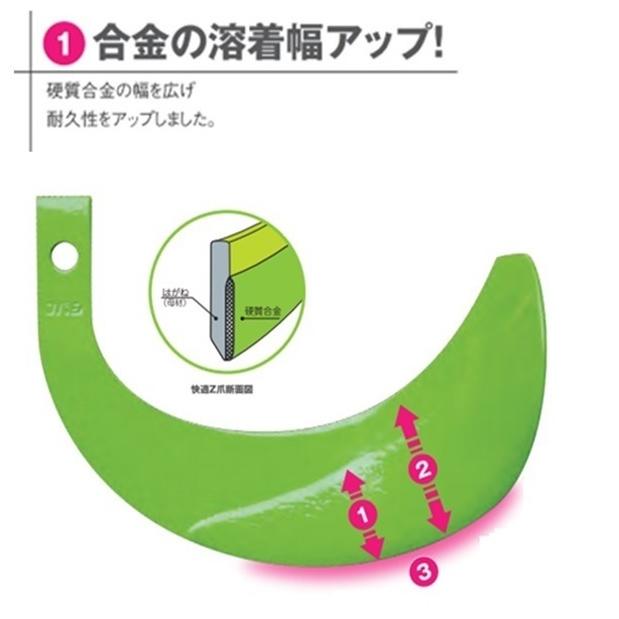 ヤンマー（YANMAR） 【即日発送】ヤンマー トラクター 耕運爪 快適爪