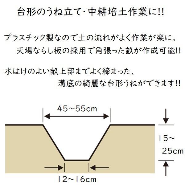 Kubota（クボタ） クボタ管理機 アタッチメント TR60ブルー溝浚機（尾