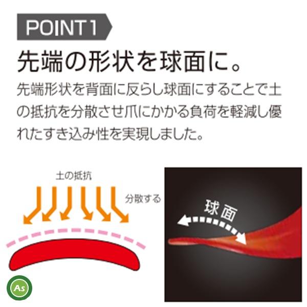 ニプロ EXR用 とくとく爪 高耐久 KBA1Z 56本 フランジタイプ 耕うん爪 小橋製 6916S - 3