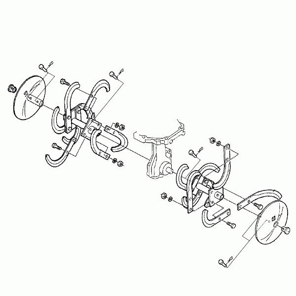 Kubota（クボタ） 【即日発送】クボタ 管理機 耕運爪 ナタ爪 16本