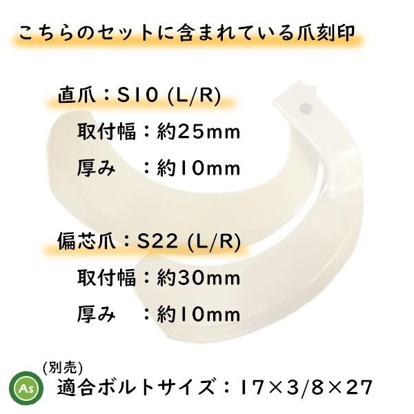 東亜重工 【即日発送】イセキ スーパーゴールド爪 36本セット 63 東亜重工 【即日発送】イセキ スーパーゴールド爪 36本セット 63