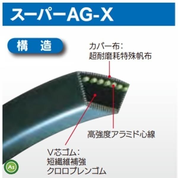 三ツ星 Vベルト 農機用 スーパーAG-X(スーパーゴールド) LC型(標準