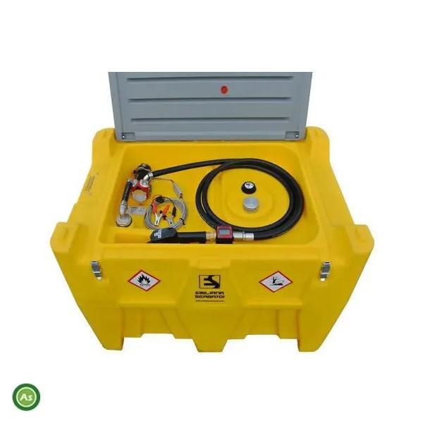 KBL 軽油運搬給油タンク 440L 6mホース DC12V 燃料タンク 建機 重機