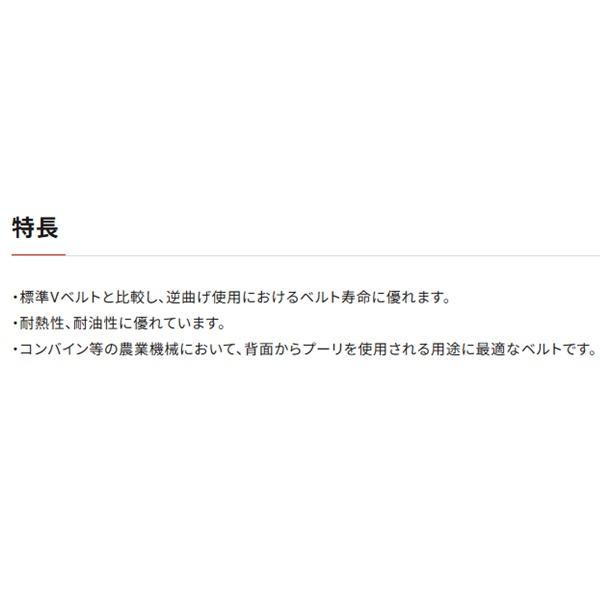 バンドー化学 Vベルト 農機用 レッドS-2 SB型 SB36 / SB37 SB38 SB39 SB40 : アスノーカ - 通販 ...