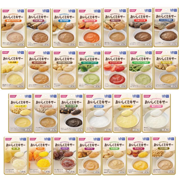 ホリカフーズ おいしくミキサー 27種類各1袋 セット 介護食 パウチ