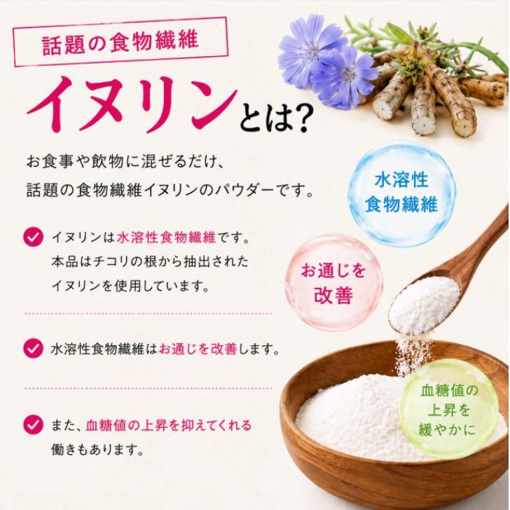 新日配薬品 イヌリンファイバー 30包 個包装 2箱セット サプリメント 