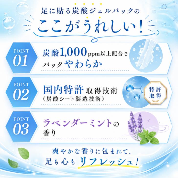 Kao（花王） めぐりズム 貼る炭酸ジェルパック 6枚入（2枚入×3袋） 2箱