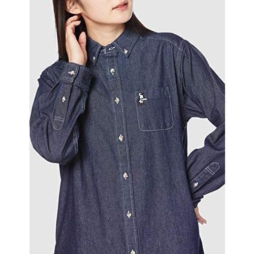 超話題新作 ワンピース チャムス Denim L インディゴ One Piece Shirts ワンピース Www Maxitolosa Com Ar