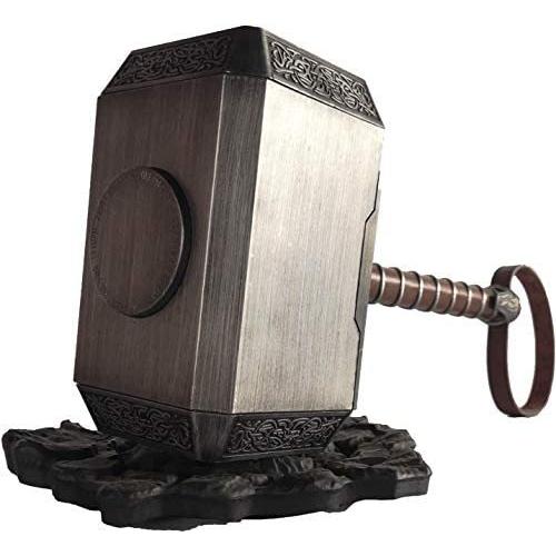 驚きの値段で Thor マイティ ソー コスプレ ハロウィン 衣装 グッズ 貯金箱 両用 ハンマー ソー 仮装 小道具 シルバー フリーサイズ その他おもちゃ Folliq4 Com