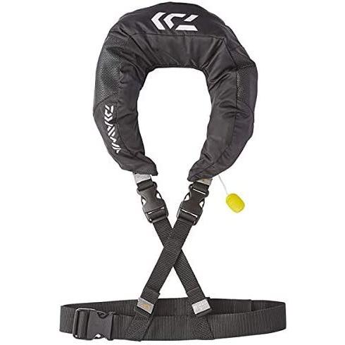 ダイワ Daiwa ショートライフジャケット ネックタイプ手動膨脹式 ライフジャケット フィッシングウエア ブラック フリー