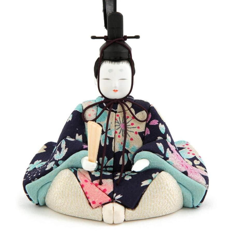雛人形 コンパクト 一秀 ひな人形 木目込人形飾り 段飾り 五人飾り 木村一秀作 さくらさくら 14号 h083-ic-105_4