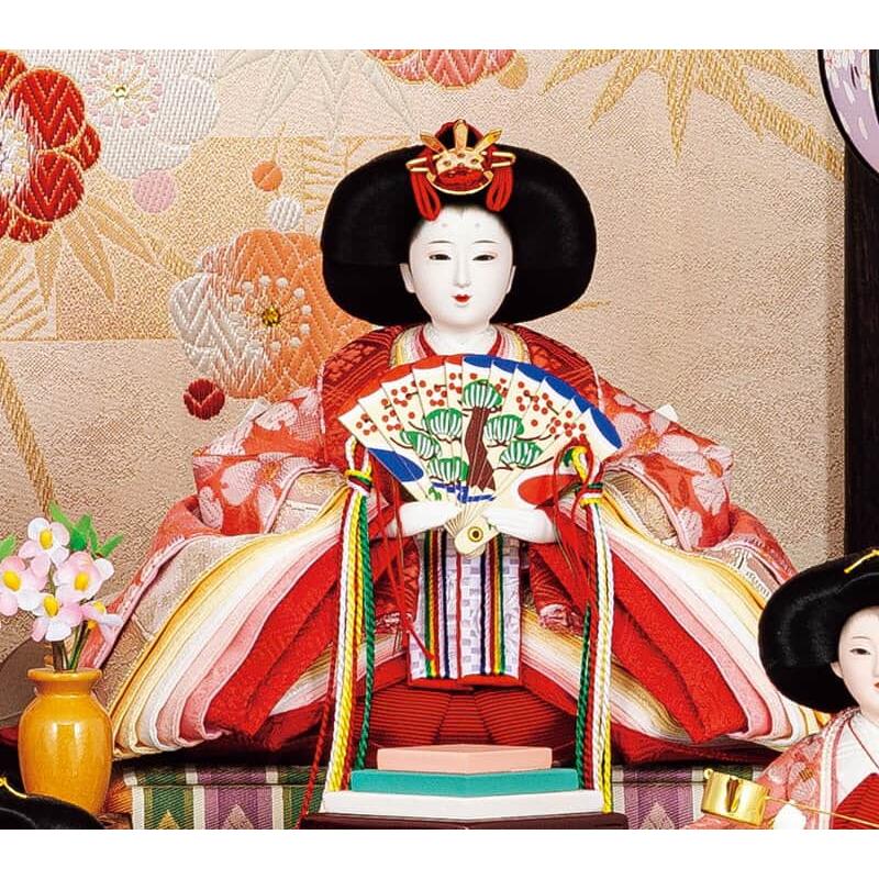 雛人形 吉徳大光 コンパクト ひな人形 雛 収納飾り 三段飾り 五