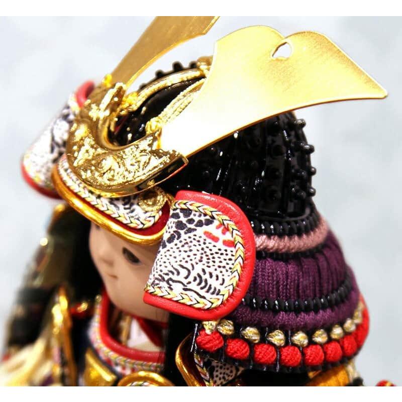【新版】 五月人形 吉徳 子供大将飾り 武者人形 収納飾り 幸一光作 鎧着若大将 光 h055-ys-507402 【MYK2270964863】(79365円)