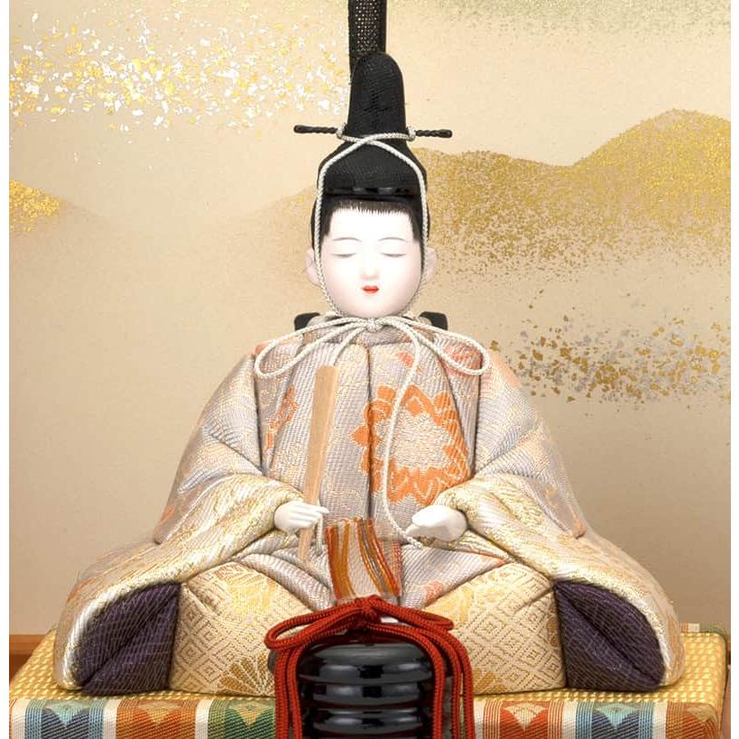 雛人形（久月・有職雛・親王飾り・一秀作・正絹・木目込み） 久月 雛人形 ひな人形 雛 木目込人形飾り 平飾り 親王飾り 一