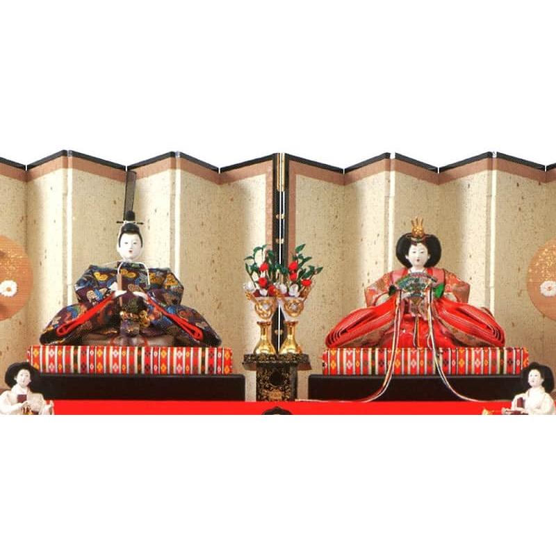 久月 雛人形 ひな人形 雛 七段飾り 十五人飾り 平安清甫作 京雛 正絹