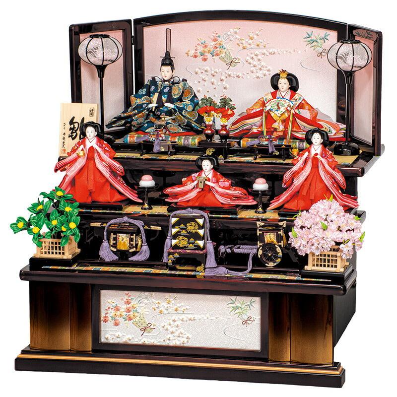 お雛様❤️ 平安3️⃣  貝雛 平安豊久 雛人形 ひな人形 雛 三段飾り 五人飾り 奈緒 大三五親王 芥子