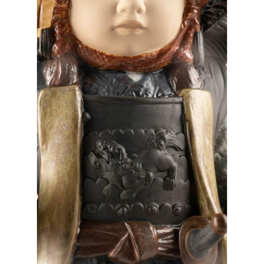 リヤドロ 五月人形 Lladro 子供大将飾り 武者人形 若武者 陣羽織 台座付 h075-01012559_3