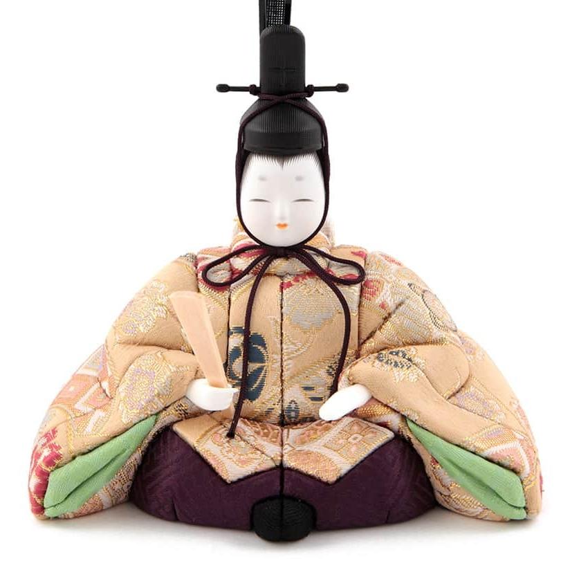 雛人形 コンパクト 一秀 ひな人形 木目込人形飾り 収納飾り 三段飾り