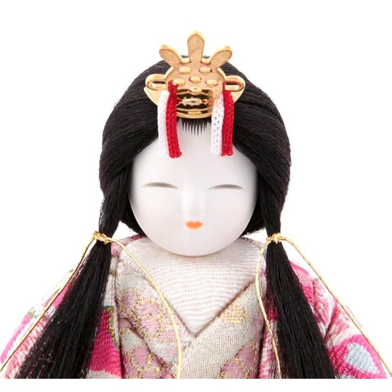 雛人形 コンパクト 一秀 ひな人形 木目込人形飾り ケース飾り 親王飾り