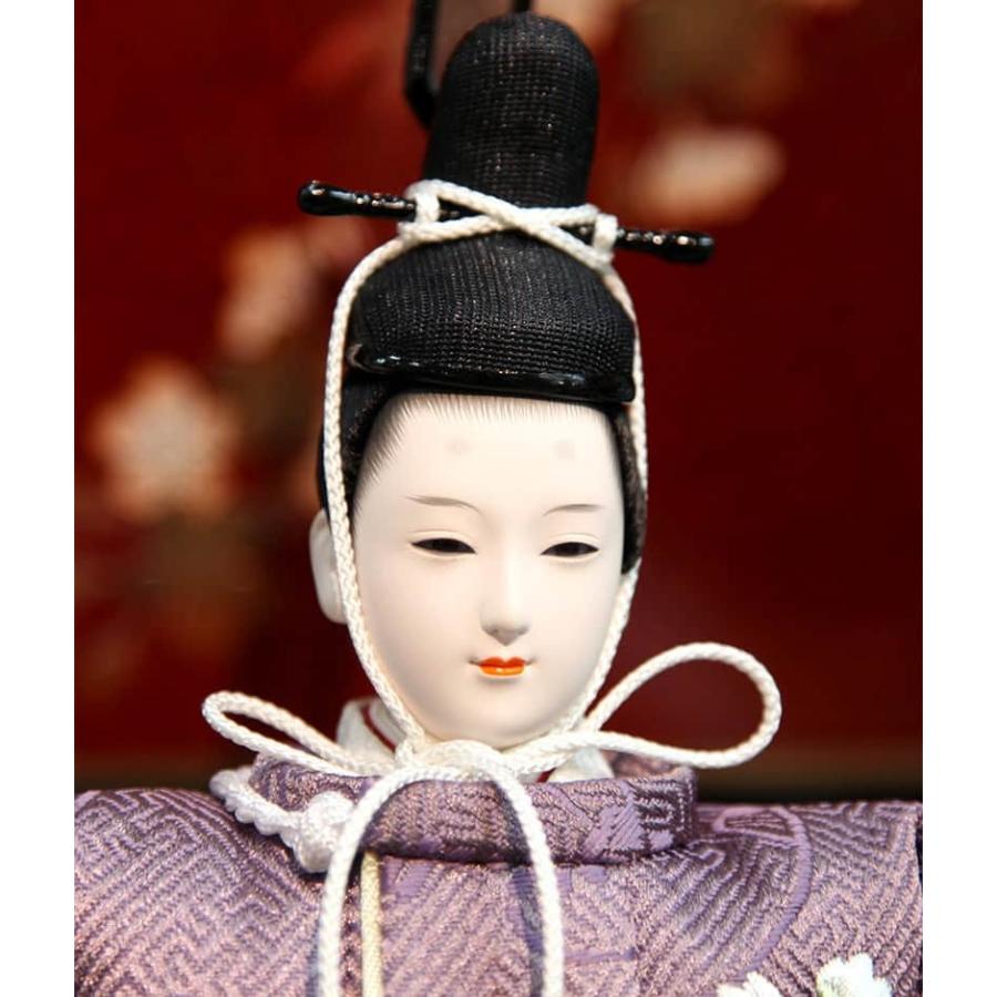 久月 雛人形 ひな人形 雛 平飾り 親王飾り 立雛 好英作 小三五立親王