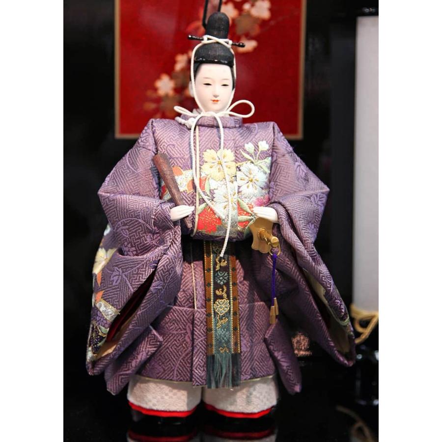 久月 雛人形 ひな人形 雛 平飾り 親王飾り 立雛 好英作 小三五立親王