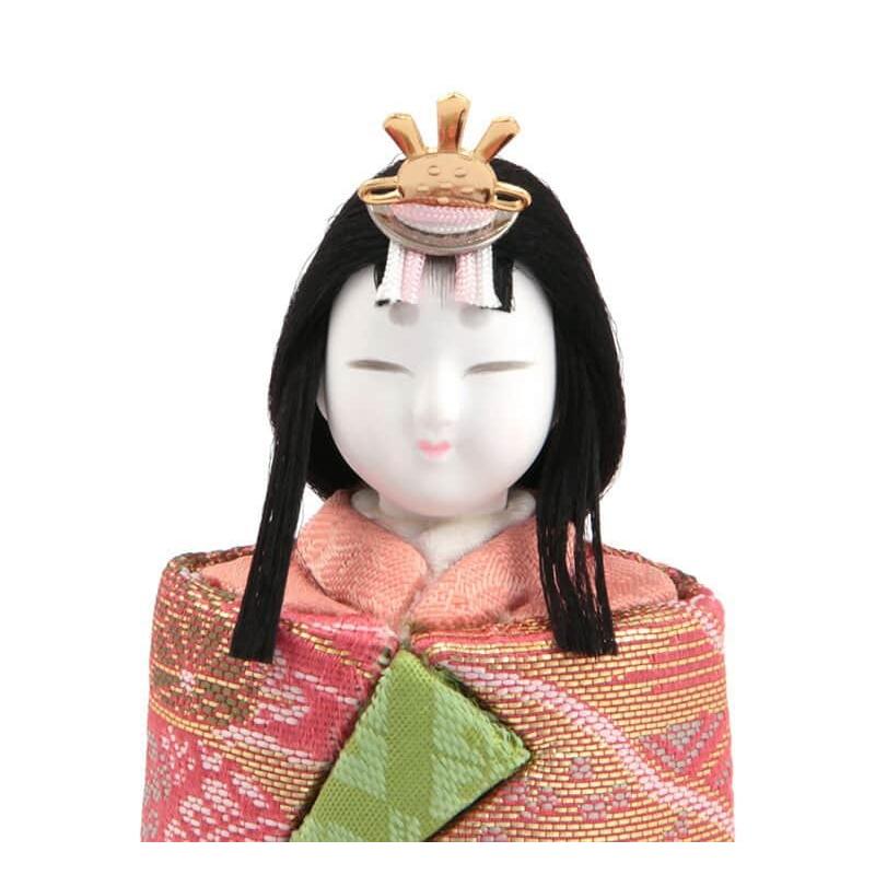 雛人形 真多呂 コンパクト ひな人形 雛 木目込人形飾り ケース飾り