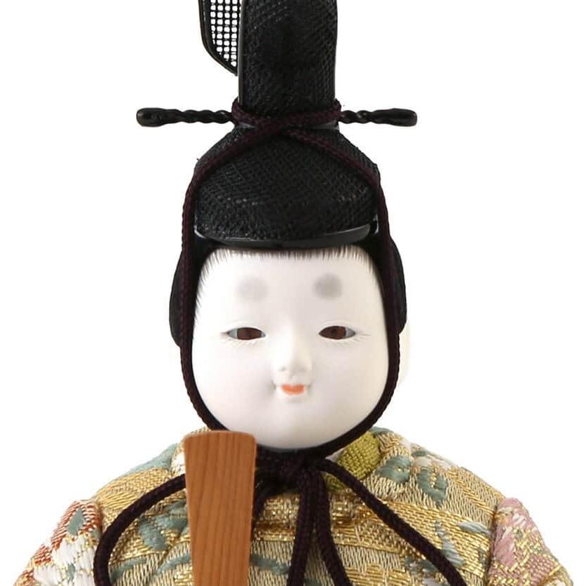 雛人形　真多呂作　木目込み古今人形 雛人形 真多呂 コンパクト ひな人形 雛 木目込人形飾り 平飾り 親王