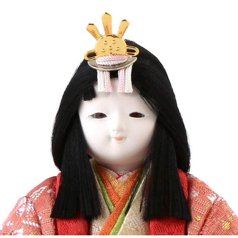 雛人形 真多呂 コンパクト ひな人形 雛 木目込人形飾り 平飾り 親王