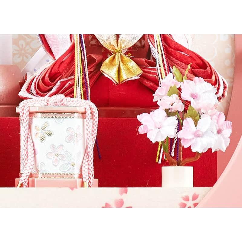 雛人形 コンパクト 吉徳大光 ひな人形 ケース飾り 親王飾り 御雛 金襴