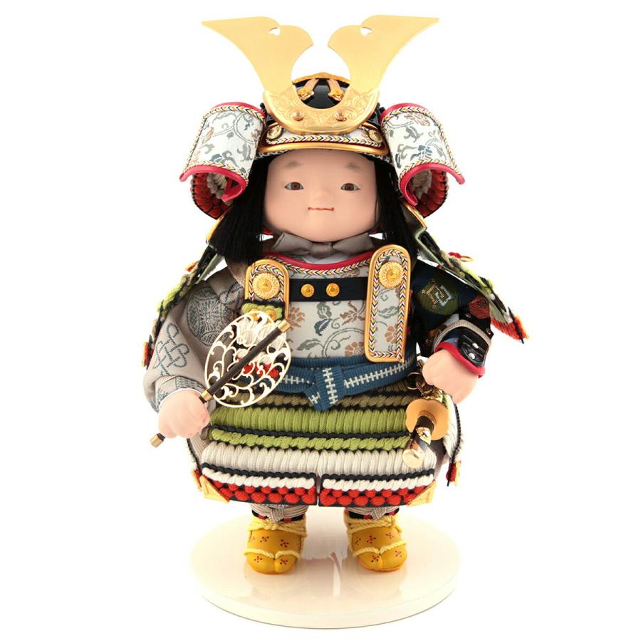 五月人形 幸一光 コンパクト 松崎人形 子供大将飾り 人形単品 皐月