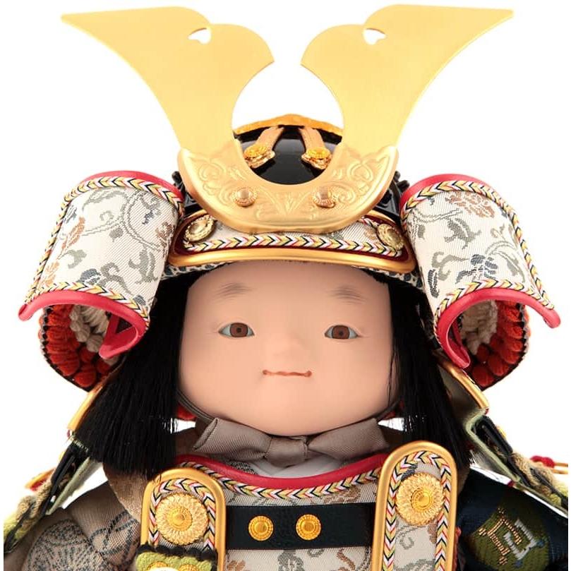 五月人形 幸一光 コンパクト 松崎人形 子供大将飾り 人形単品 皐月