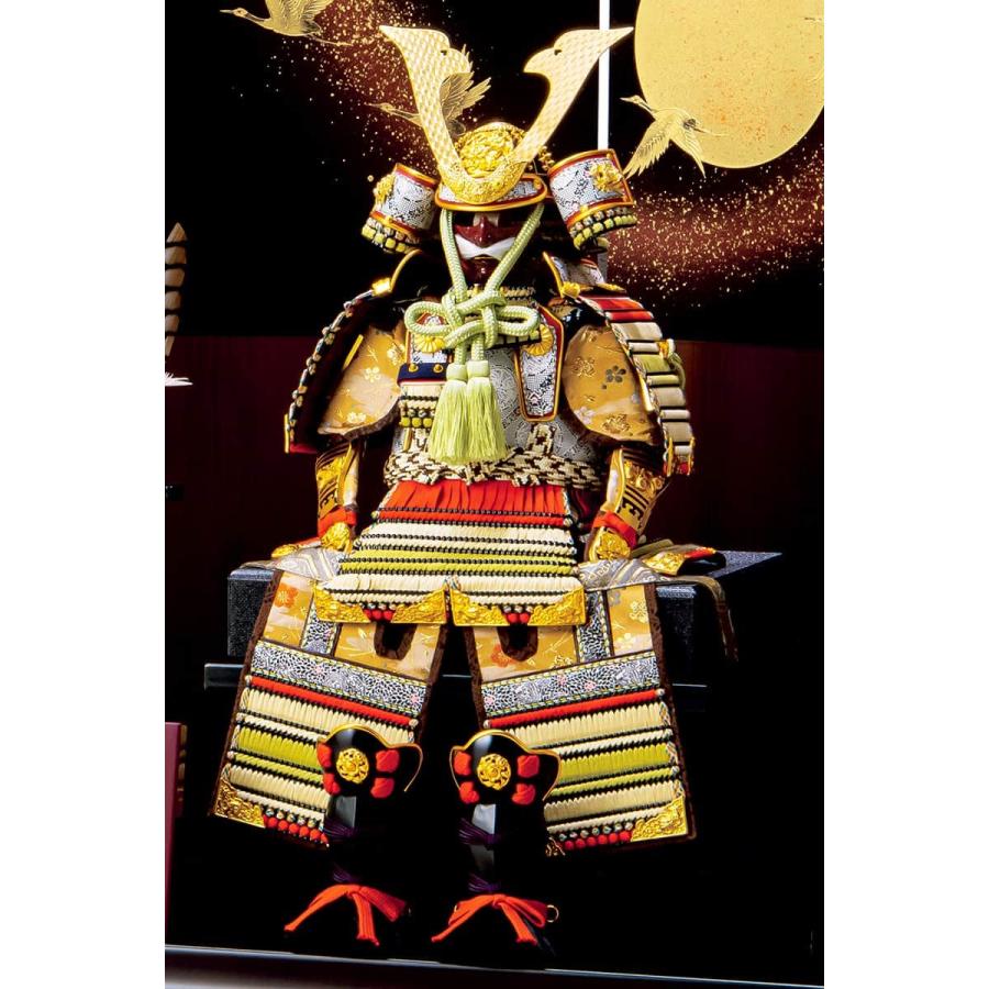 平安豊久 五月人形 豊久 鎧平飾り 鎧飾り 鈴甲子雄山作 青天 正絹糸縅