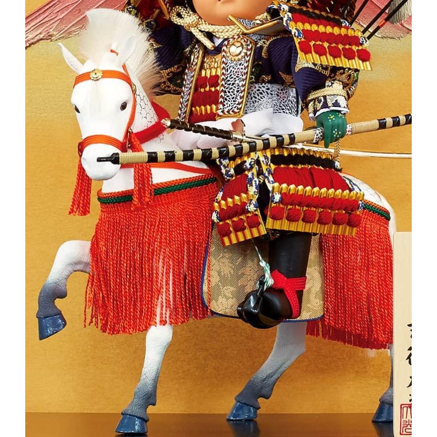 吉徳大光 五月人形 吉徳 子供大将飾り 武者人形 ケース飾り 馬乗大将 6