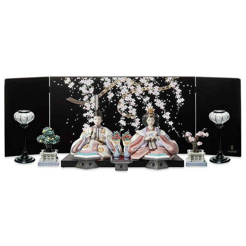 リヤドロ　親王飾り　花紋様 雛人形 親王飾り =Limited Edition= | リヤドロ公式オンライン