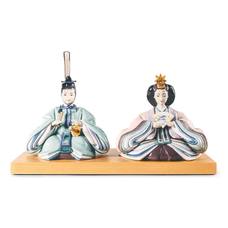 リヤドロ 雛人形 Lladro コンパクト ひな人形 雛 親王飾り