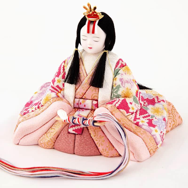 シックな黒段飾り 一秀作 豪華 木目込 雛人形 15人5段飾り シックな