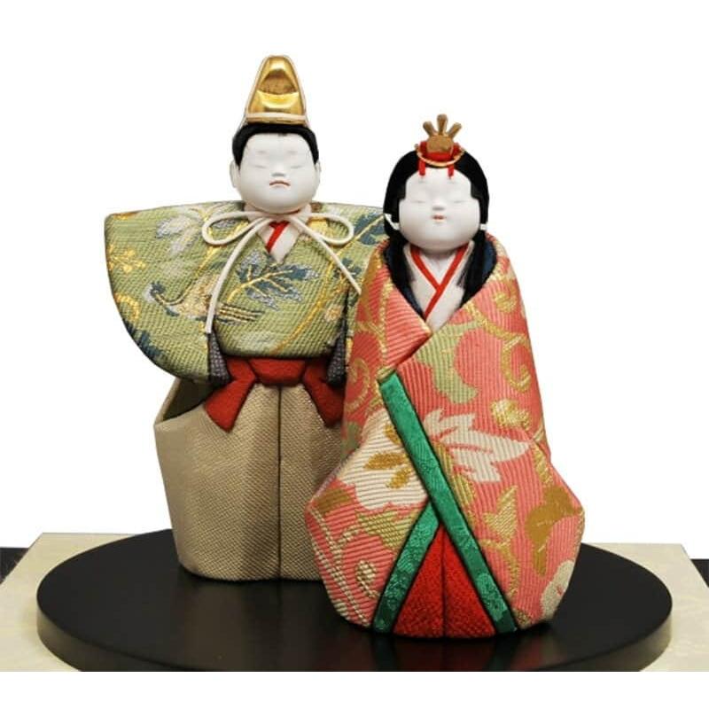 幸一光 雛人形 コンパクト ひな人形 木目込人形飾り ケース飾り 親王