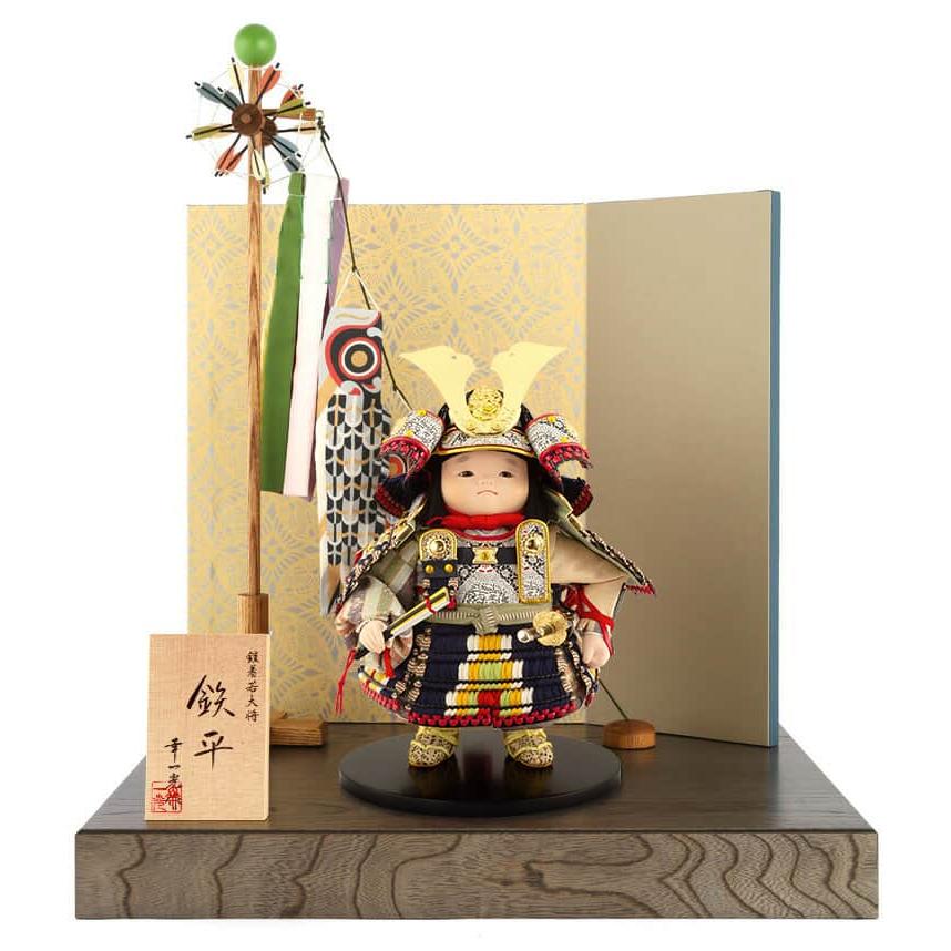 値下げしました五月人形　大将人形　鉄平　松崎幸一光作　おぼこ大将 値下げしました五月人形 大将人形 鉄平 松崎幸一光作 おぼこ大将