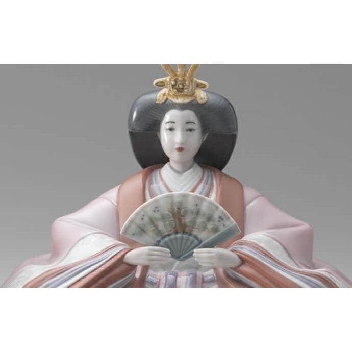 リヤドロ 雛人形 Lladro ひな人形 雛 親王飾り 本体のみ 台座付 h073-01008505の画像