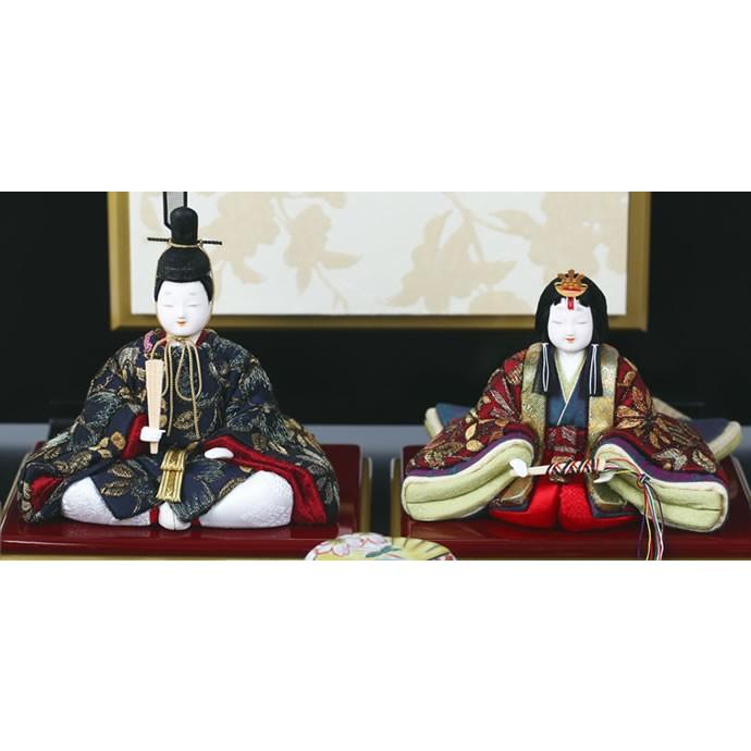 柿沼東光 雛人形 ひな人形 雛 収納飾り 親王飾り 木目込み人形 柿沼