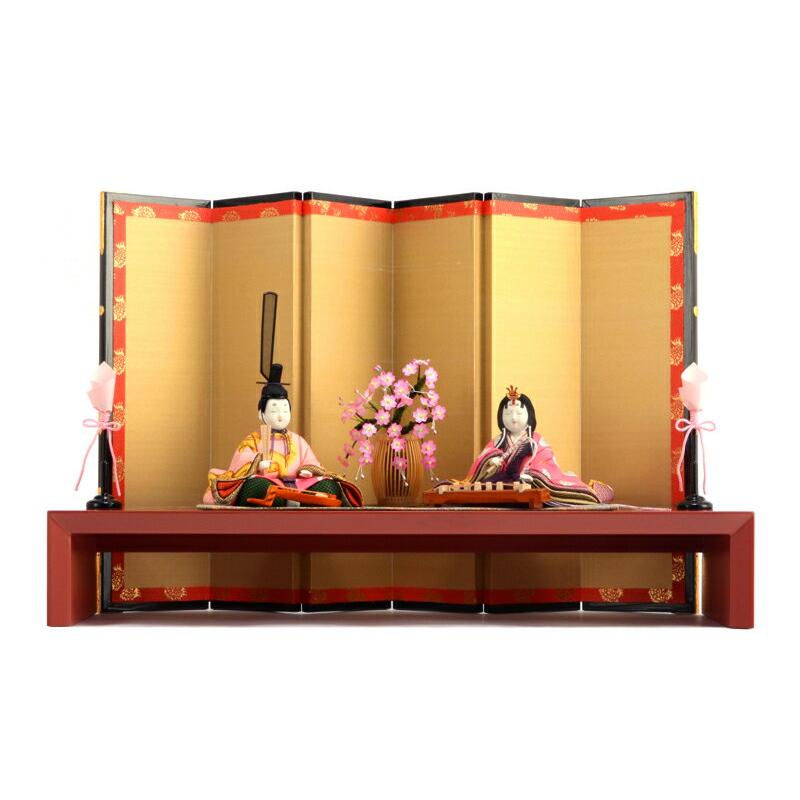 木目込雛人形 柿沼東光作親王飾り台 2cb67f5c520e61fd9f0123c38718b6