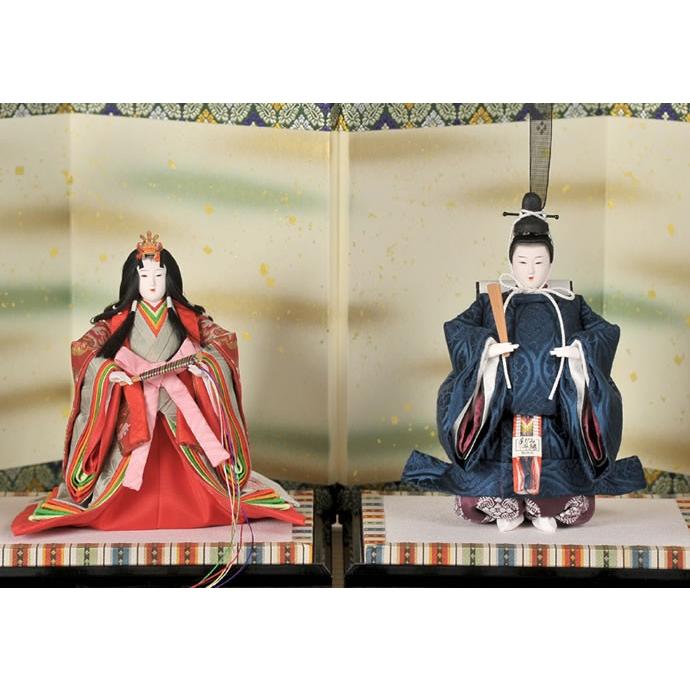 定価25万！美品　雛人形（ひなにんぎょう）親王飾り　京雛 雛人形 ひな人形 雛 平飾り 親王飾り 平安光義作 京人形 京雛 立雛