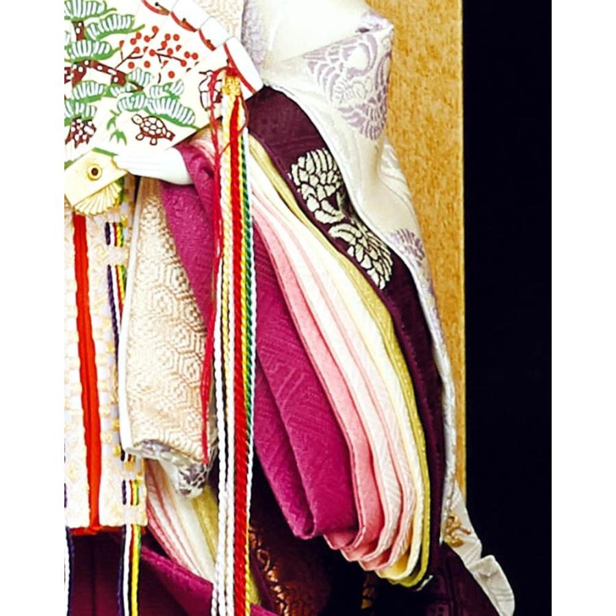 雛人形 吉徳大光 ひな人形 平飾り 親王飾り 立雛 立姿雛 束帯十二単 三