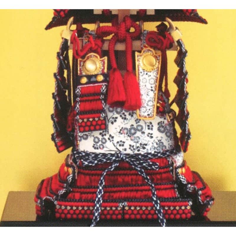 古代の宝飾品　小玉　川揚がり 8号 兜飾り 純金箔合わせ鉢 正絹威