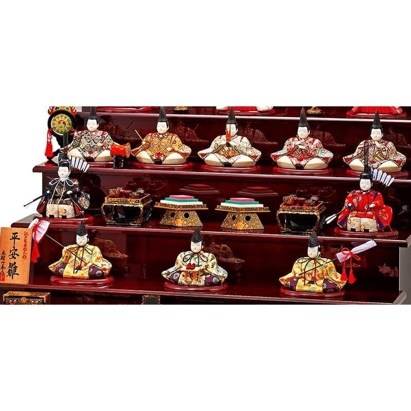 一秀 雛人形 ひな人形 雛 木目込人形飾り 七段飾り 十五人飾り 木村一