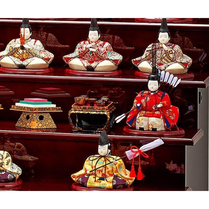 一秀 雛人形 ひな人形 雛 木目込人形飾り 七段飾り 十五人飾り 木村一